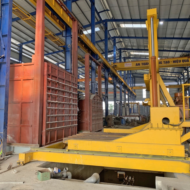 Hệ thống lò nhiệt luyện tự động